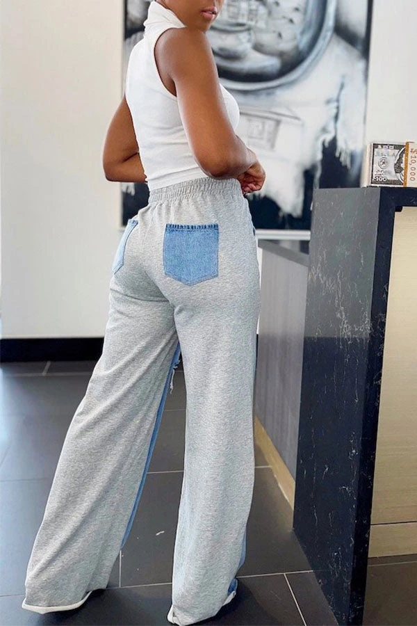 Patchwork Pretty Regular Waist Jeans 4 Patchwork Pretty Regular Waist Jeans - Image 4