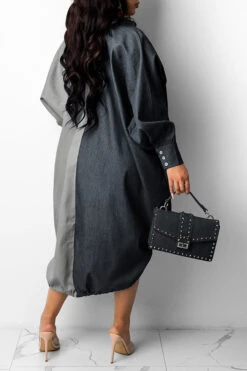 Hit Color On-trend Oversize Single Breasted Midi Dress 19 Hit Color On-trend Oversize Single Breasted Midi Dress -Clothing Outlet Store C21083116 BK 4 2ab9d4c7 8a81 48b3 8e5e 6891dc4c2e74