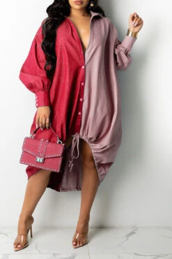 Hit Color On-trend Oversize Single Breasted Midi Dress 22 Hit Color On-trend Oversize Single Breasted Midi Dress -Clothing Outlet Store C21083116 RE 3 583783d3 48da 4267 a7a6 efa0b2bce9d7