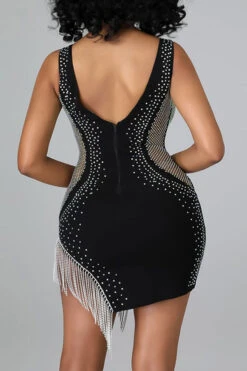 Rhinestones Party Tassels Mini Dress 15 Rhinestones Party Tassels Mini Dress -Clothing Outlet Store C21092206 BK 4 49acf439 3019 4624 84ed 8151fe08060b