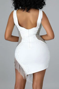 Rhinestones Party Tassels Mini Dress 11 Rhinestones Party Tassels Mini Dress -Clothing Outlet Store C21092206 WH 4 4e5e8d57 269e 4f1d 87d5 128332de0bf0