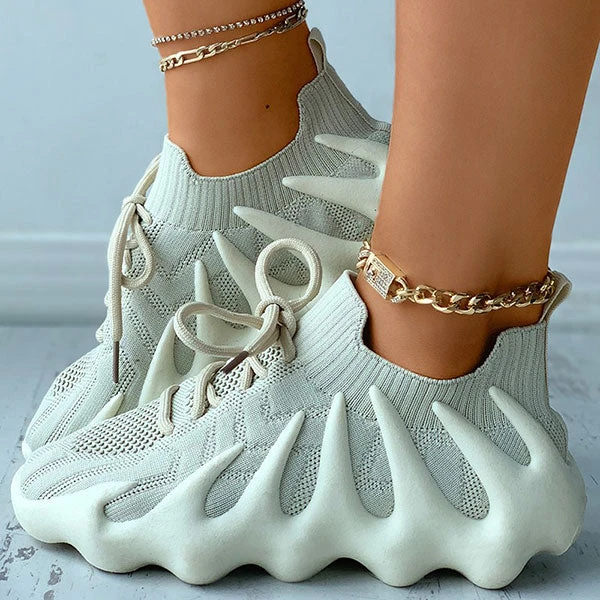 Patchwork Sporty Sneakers 4 Patchwork Sporty Sneakers - Image 4