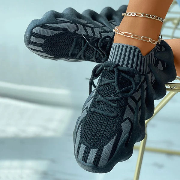 Patchwork Sporty Sneakers 2 Patchwork Sporty Sneakers - Image 2