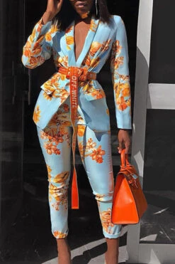 Flower Print Romantic Pant Suit 5 Flower Print Romantic Pant Suit -Clothing Outlet Store C21111111 BL 3 69f51f24 fcb1 4a8f a808 ec2dcbdec8b8