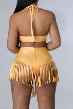 Solid Color Glamorous Tassel Bikini -Clothing Outlet Store C22041153 YE 2 a2f2bc3b 8b2c 447c 804d e54b0f081c97