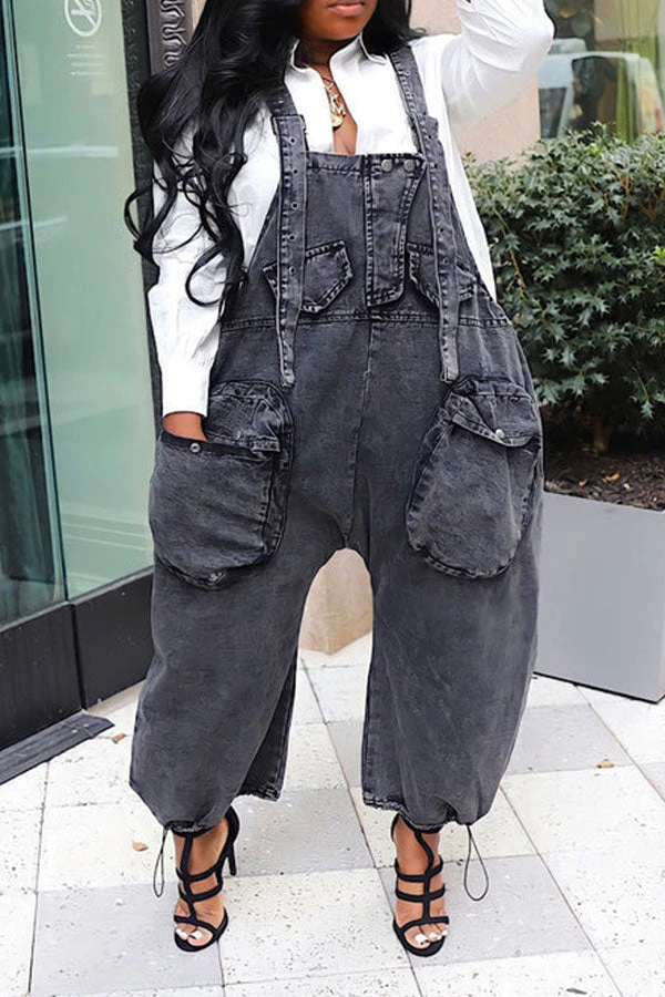 Solid Color Casual Jumpsuit 1 Solid Color Casual Jumpsuit