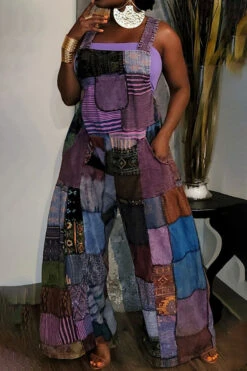 Color Block Cool Jumpsuit (Without Tube Top) -Clothing Outlet Store C22072041 PU 1 795bedfa c623 47d8 a813 14874ed4ba90