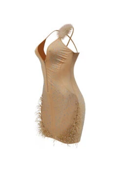 Rhinestone Party Fluffy Midi Dress -Clothing Outlet Store C22081960 AP 5 960671dd f8ad 496b a1a1 9eabc9fe5afd