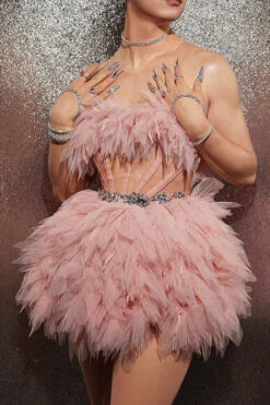 Mesh Girly Multi-layer Mini Dress