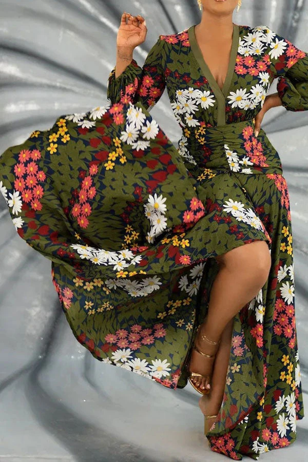 Floral Print Romantic Maxi Dress 1 Floral Print Romantic Maxi Dress