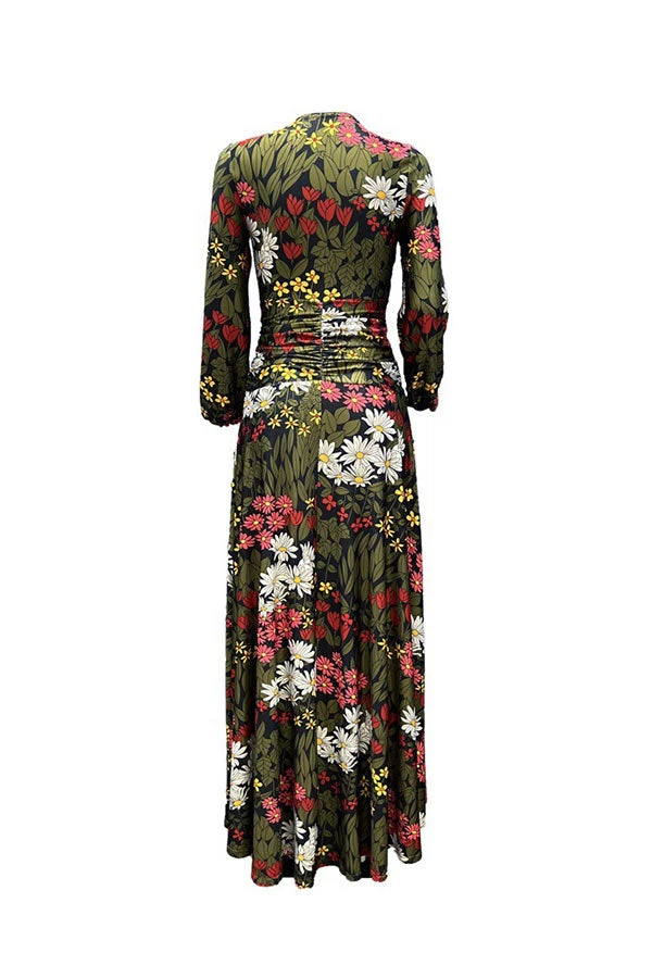 Floral Print Romantic Maxi Dress 5 Floral Print Romantic Maxi Dress - Image 5