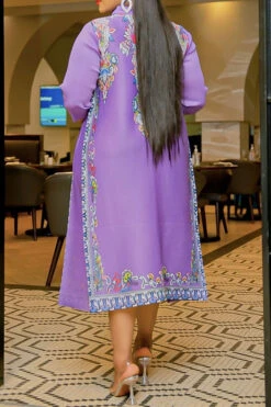 Tribal Print Patchwork Retro Midi Dress 13 Tribal Print Patchwork Retro Midi Dress -Clothing Outlet Store C23041908 PU 3