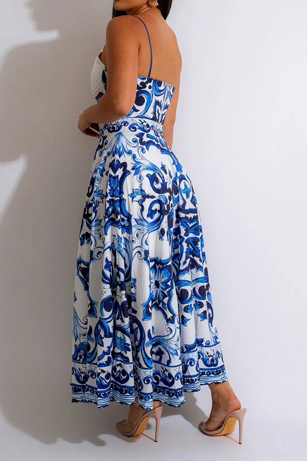 Oriental Tribal Print Metal Decor Dress Suit 2 Oriental Tribal Print Metal Decor Dress Suit - Image 2