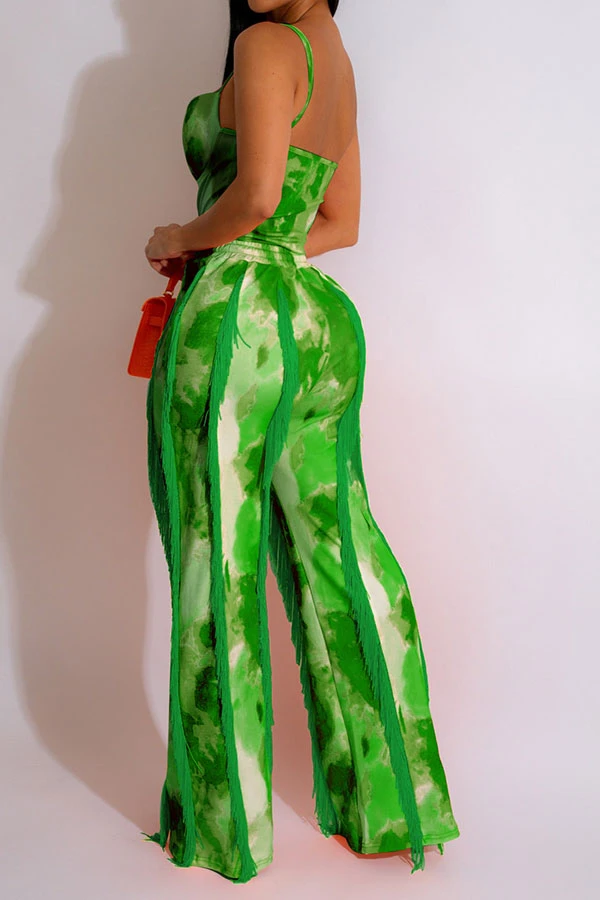 Tie Dye Rocking Tassel Pant Suit 4 Tie Dye Rocking Tassel Pant Suit - Image 4