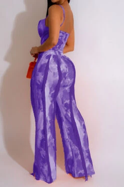 Tie Dye Rocking Tassel Pant Suit 19 Tie Dye Rocking Tassel Pant Suit -Clothing Outlet Store C23053188 PU 2
