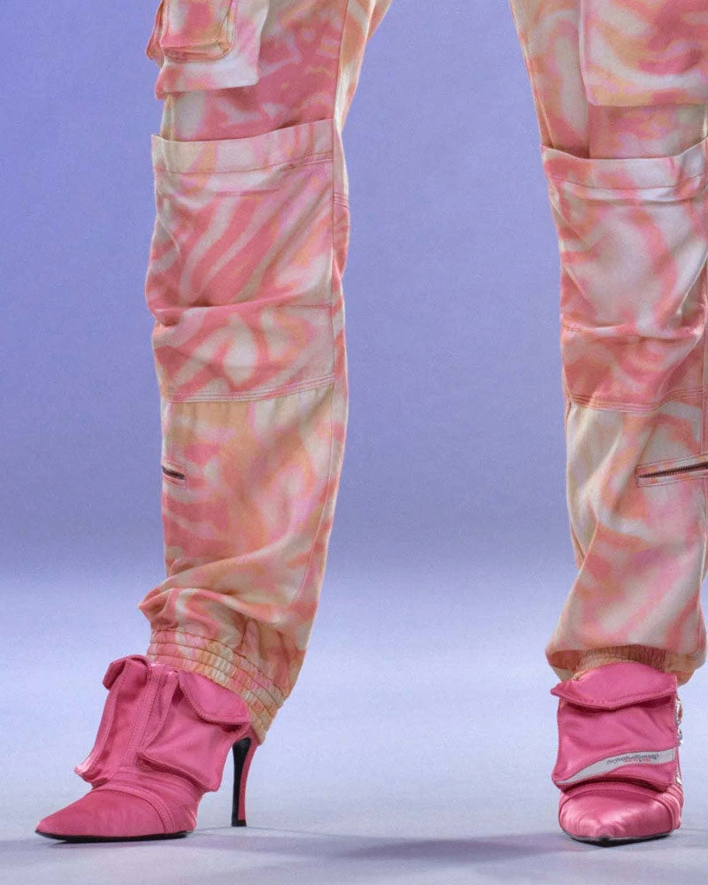 Patchwork Modern Pointed Toe Denim Heels 9 Patchwork Modern Pointed Toe Denim Heels - Image 9