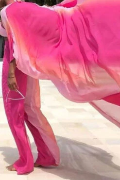 Leaf Print Undeniable Flowy Pant Suit (Three Pieces) -Clothing Outlet Store C23070692 R3 1