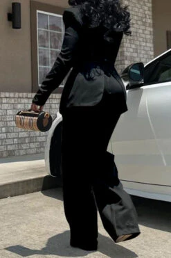 Patchwork Undeniable Layered Jumpsuit 11 Patchwork Undeniable Layered Jumpsuit -Clothing Outlet Store C23071459 BK 2