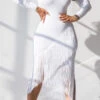Tassels Chic Irregular Midi Dress