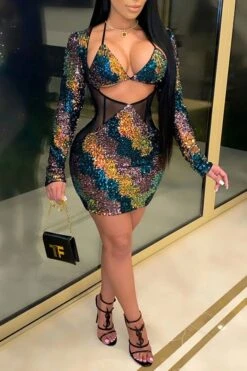 Sequined Striking Mini Dress 28 Sequined Striking Mini Dress -Clothing Outlet Store H20102215 12 19f6992f 921b 4f9d a7e4 938c8df85599