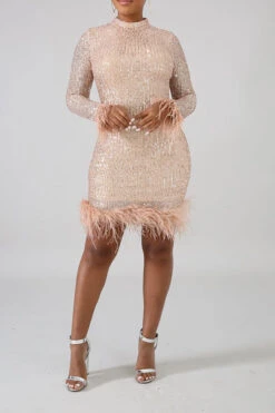 Patchwork Stylish Feather Mini Dress -Clothing Outlet Store H20122109 8 746f2ead 1da0 41c3 955a 3c670d0220b4