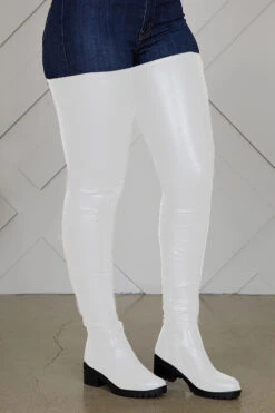 Solid Color On-trend Thigh-Length Boots -Clothing Outlet Store H21011929 5