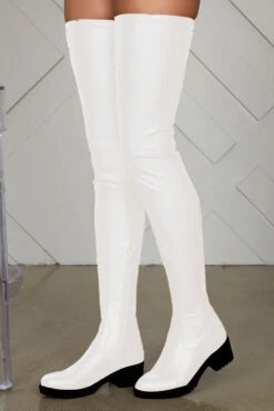 Solid Color On-trend Thigh-Length Boots -Clothing Outlet Store H21011929 6