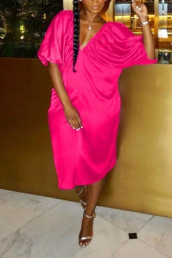 Solid Color Deep V Neck On-trend Midi Dress 8 Solid Color Deep V Neck On-trend Midi Dress -Clothing Outlet Store H21062803 2 241074f1 14e8 4b62 8d24 31d9ccf119f9