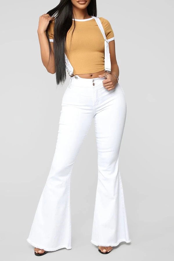 Light Blue Suspenders Classic Bell Bottoms Jeans 9 Light Blue Suspenders Classic Bell Bottoms Jeans - Image 9