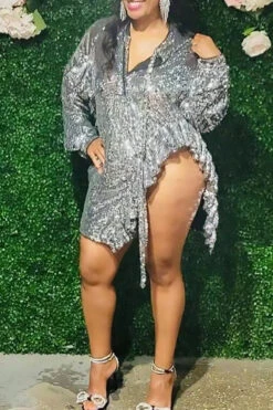 Sequined Sparkly Stringy Selvedge Split Irregular Mini Dress 9 Sequined Sparkly Stringy Selvedge Split Irregular Mini Dress -Clothing Outlet Store H21121010 SI 5 b3dc9982 ab2c 4774 935e cbcbcbd9dbef