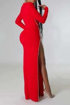 Rhinestone Patchwork Unique Irregular Maxi Dress & Bodysuit -Clothing Outlet Store H21121437 RE 2 cf480c8f 72cc 446c 9cb4 a9da8d1799ab