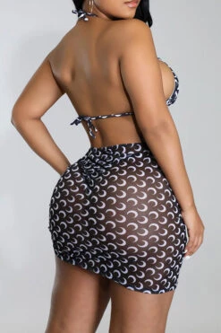 Crescent Print Romantic Drawstring Three Pieces 11 Crescent Print Romantic Drawstring Three Pieces -Clothing Outlet Store H22041101 BK 3 88ce8d5d fe9a 4617 962f a3d045834579