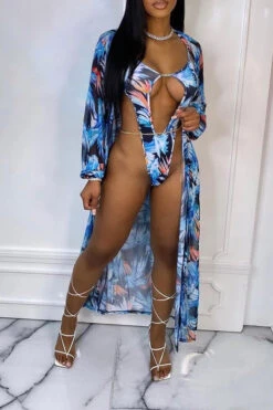Floral Print Beachy Cutout Three Pieces 5 Floral Print Beachy Cutout Three Pieces -Clothing Outlet Store H22050352 BL 3 ff40ce0e 8288 4880 aea2 29bb103d83a9