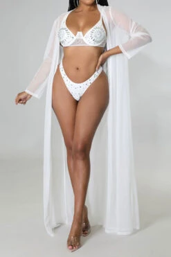 Crystal Glitter Feminine Underwired Three Pieces 10 Crystal Glitter Feminine Underwired Three Pieces -Clothing Outlet Store H22050353 WH 1 c3325c2b 8775 41b4 9d76 f639736c7aec