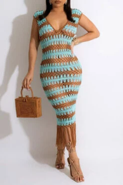 Wavy Lines Crochet Cutout Stunning Tassel Midi Dress Beachwear 20 Wavy Lines Crochet Cutout Stunning Tassel Midi Dress Beachwear -Clothing Outlet Store H22061460 BL 1 78c8c81e 5a90 4116 bc1c f2ab8f43d4fb