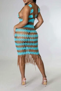 Wavy Lines Crochet Cutout Stunning Tassel Midi Dress Beachwear 22 Wavy Lines Crochet Cutout Stunning Tassel Midi Dress Beachwear -Clothing Outlet Store H22061460 BL 5 a78698df 3977 4559 a844 55bbc0e4610b