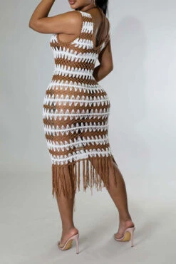Wavy Lines Crochet Cutout Stunning Tassel Midi Dress Beachwear 15 Wavy Lines Crochet Cutout Stunning Tassel Midi Dress Beachwear -Clothing Outlet Store H22061460 WH 6 a4c86030 15fa 41c8 8f8e 993a7658a7fc