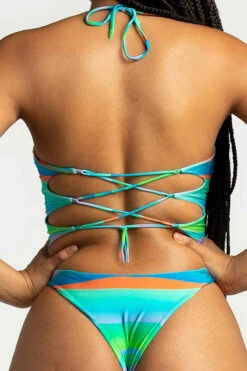 Gradient Unusual Strappy Cutout One Piece Swimwear 9 Gradient Unusual Strappy Cutout One Piece Swimwear -Clothing Outlet Store H23010518 GR 3