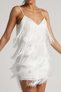 Solid Color Retro Tassel Mini Dress 29 Solid Color Retro Tassel Mini Dress -Clothing Outlet Store H23021662 WH 3 ac6307e0 9587 4211 be20 a77e9b6c7112