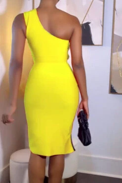 Stripe Print Feminine Irregular Midi Dress 17 Stripe Print Feminine Irregular Midi Dress -Clothing Outlet Store H23040307 YE 2