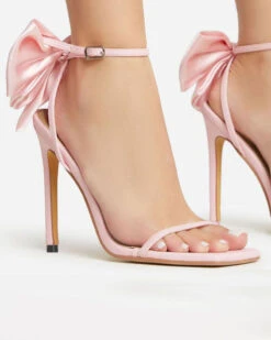 Big Bowknot Rocking Square Toe Sandals -Clothing Outlet Store H23041462 PI 3