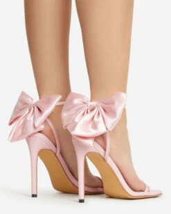 Big Bowknot Rocking Square Toe Sandals -Clothing Outlet Store H23041462 PI 4