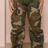 Camouflage Modern Multi Pocket Jeans