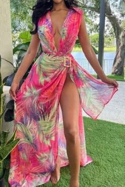 Paisley Print Rhinestone Trim Tropical Backless Three Pieces 11 Paisley Print Rhinestone Trim Tropical Backless Three Pieces -Clothing Outlet Store H23051136 PI 1