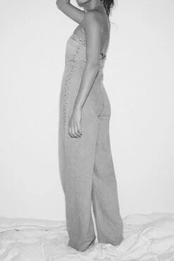 Gradient Undeniable Bandeau Denim Jumpsuit -Clothing Outlet Store H23060963 BL 5