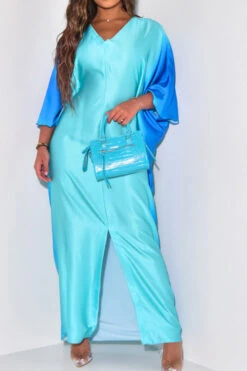 Gradient Undeniable High Split Maxi Dress 26 Gradient Undeniable High Split Maxi Dress -Clothing Outlet Store H23062549 BL 1