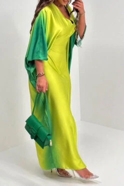 Gradient Undeniable High Split Maxi Dress 31 Gradient Undeniable High Split Maxi Dress -Clothing Outlet Store H23062549 GR 2