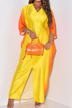 Gradient Undeniable High Split Maxi Dress 24 Gradient Undeniable High Split Maxi Dress -Clothing Outlet Store H23062549 YE 4