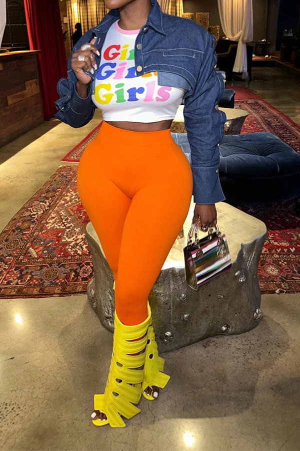 Solid Color Cool Crop Denim Jacket 1 Solid Color Cool Crop Denim Jacket