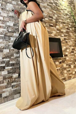 Solid Color Whimsical Wide Leg Jumpsuit With Belt 25 Solid Color Whimsical Wide Leg Jumpsuit With Belt -Clothing Outlet Store HP2209293 KH 9